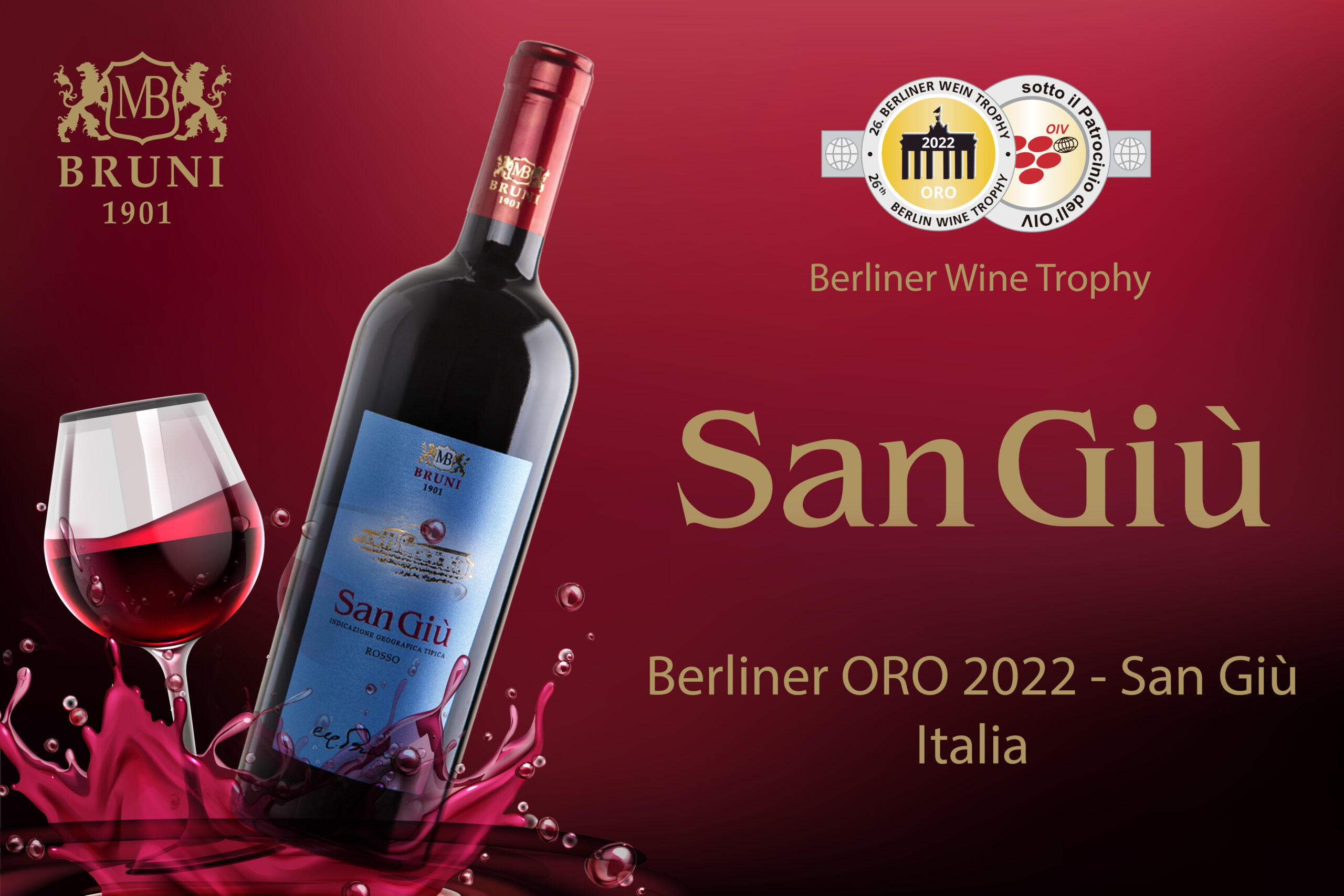 “Survia” and “San Giù” protagonists at the Berliner Wine Trophy.